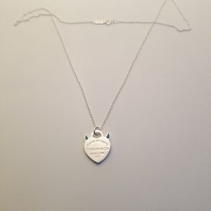 Devil Heart Tag Necklace